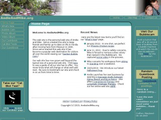 andieandmike.org screenshot 