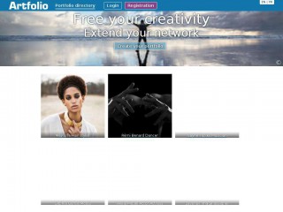 artfolio.com screenshot 