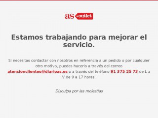 as-outlet.es screenshot 