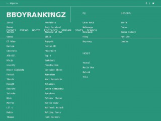 bboyrankingz.com screenshot 