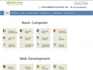bepositivestudy.com screenshot 