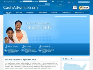 cashadvance.com screenshot 