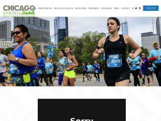 chicagospringhalf.com screenshot 