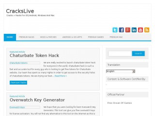 crackslive.com screenshot 