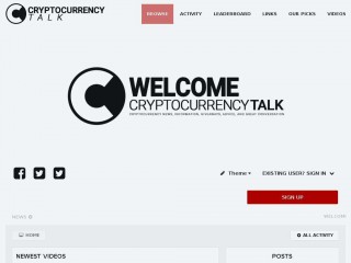 cryptocurrencytalk.com screenshot 