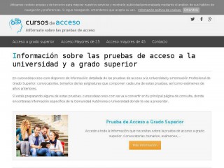 cursosdeacceso.com screenshot 
