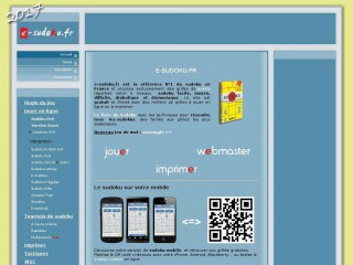 e-sudoku.fr screenshot 