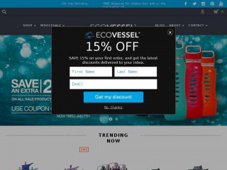ecovessel.com screenshot 
