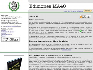 edicionesma40.com screenshot 