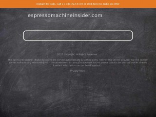 espressomachineinsider.com screenshot 