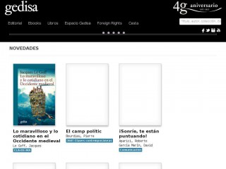 gedisa.com screenshot 