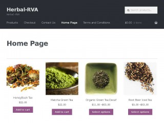 herbal-rva.com screenshot 