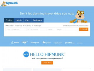hipmunk.com screenshot 
