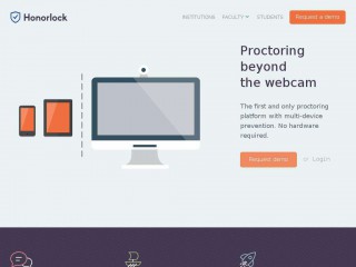 honorlock.com screenshot 