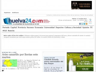 huelva24.com screenshot 