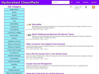 hyderabadclassify.com screenshot 