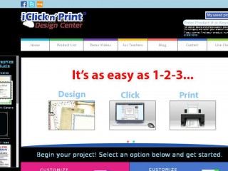 iclicknprint.com screenshot 