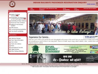 indianrail.gov.in screenshot 