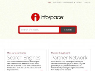 infospace.com screenshot 