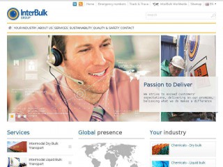 interbulkgroup.com screenshot 