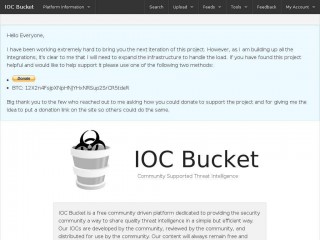 iocbucket.com screenshot 