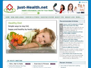 just-health.net screenshot 