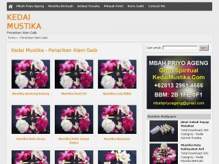 kedaimustika.com screenshot 