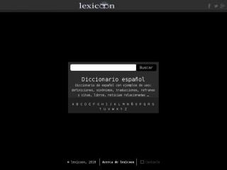 lexicoon.org screenshot 