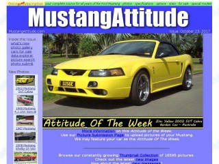 mustangattitude.com screenshot 