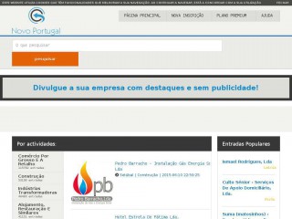 novoportugal.com screenshot 