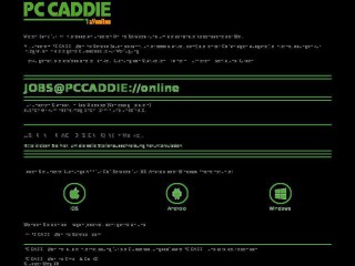 pccaddie.net screenshot 