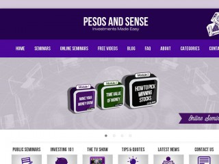 pesosandsense.com screenshot 