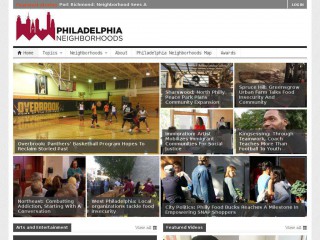 philadelphianeighborhoods.com screenshot 