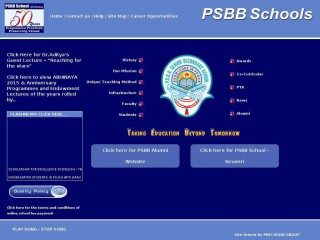 psbbschools.ac.in screenshot 