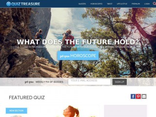 quiztreasure.com screenshot 