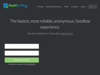 rapidseedbox.com screenshot 