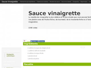 sauce-vinaigrette.com screenshot 