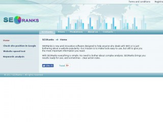 seoranks.org screenshot 
