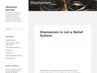 shamanicjourney.com screenshot 
