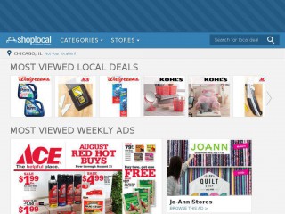 shoplocal.com screenshot 