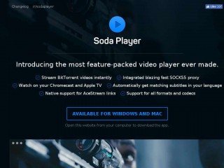 sodaplayer.com screenshot 