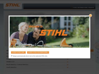 stihl.com screenshot 