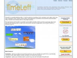 timeleft.info screenshot 
