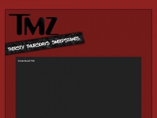 tmzsweepstakes.com screenshot 