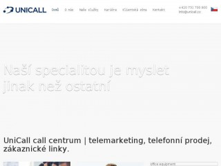 unicall.cz screenshot 