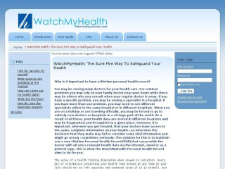 watchmyhealth.com screenshot 