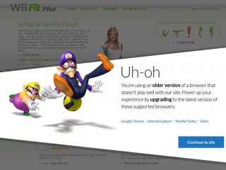 wiifit.com screenshot 
