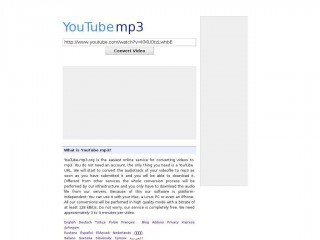 youtube-mp3.org screenshot 